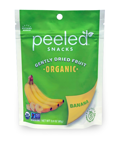 Peeled Snacks Banana Organic Dried Fruitâ-2.8 oz.-12/Case
