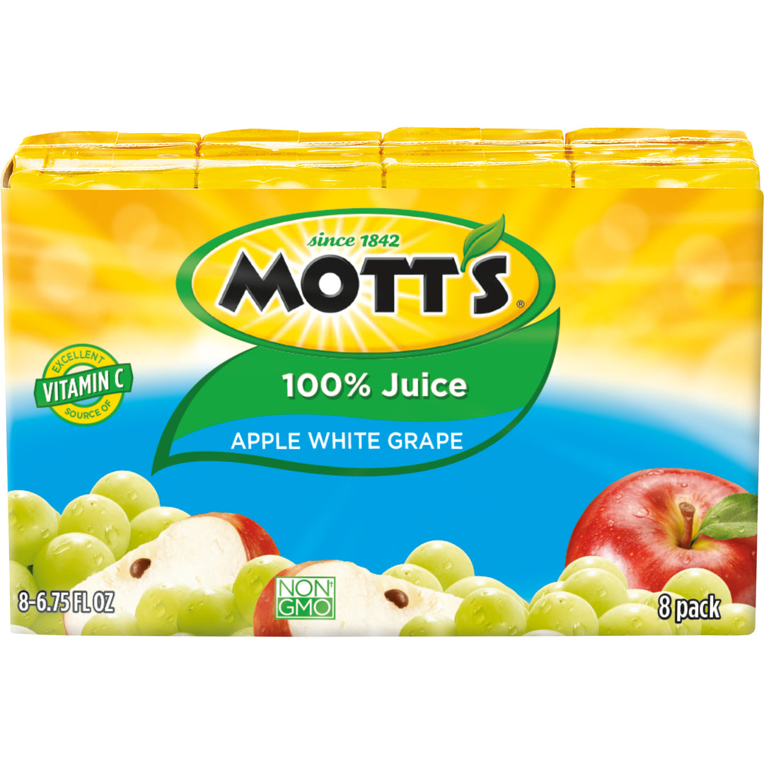 Mott's 100% White Grape Apple Juice-54 fl oz.s-4/Case