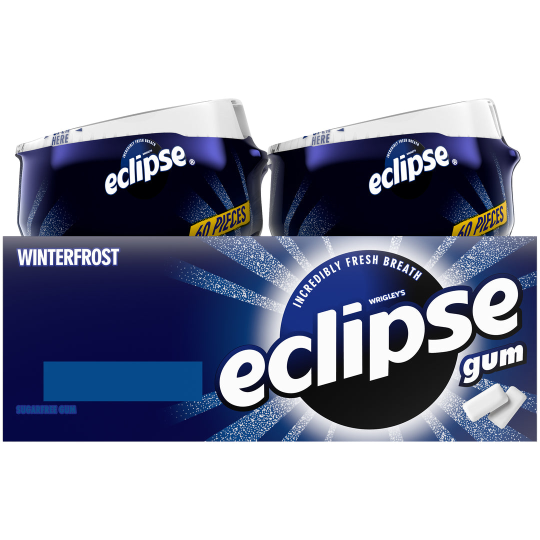 Eclipse Gum Big-E Pack Tray Winterfrost-60 Piece-4/Box-4/Case