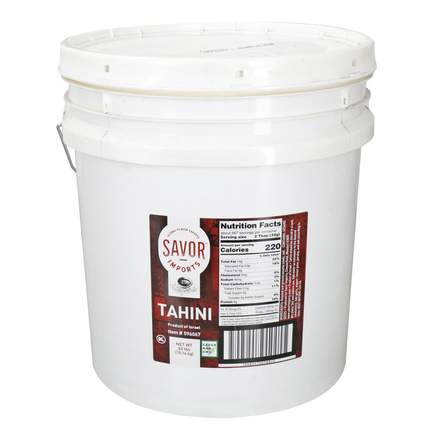 Savor Imports Tahini Paste-40 lb.-1/Case