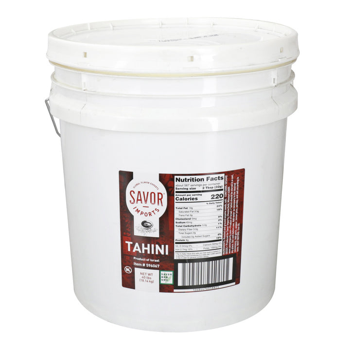 Savor Imports Tahini Paste-40 lb.-1/Case