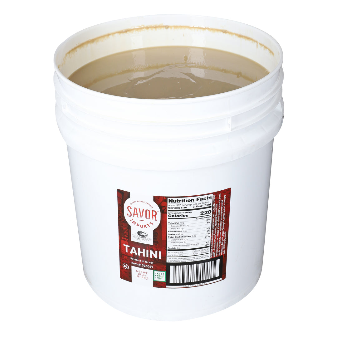 Savor Imports Tahini Paste-40 lb.-1/Case