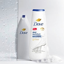 Dove Deep Moisture Body Wash-20 fl oz.-4/Case
