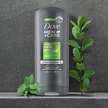 Dove Men+Care Extra Fresh Body And Face Wash-13.5 fl oz.-6/Case