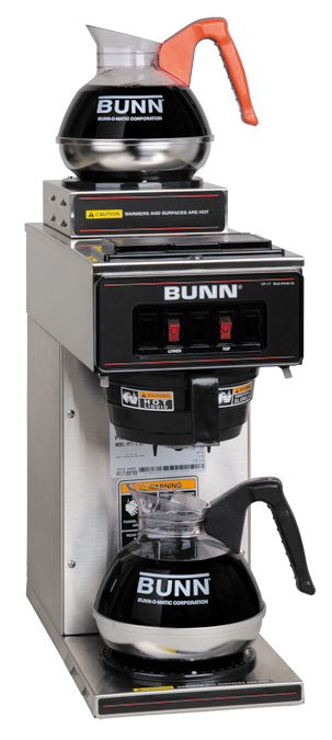 Bunn 12 Cup Pourover With Two Burner Coffee Brewer-1 Each