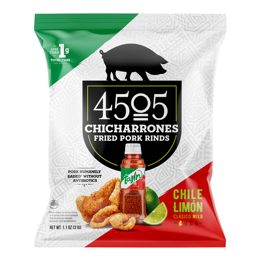 4505 Meats Meats Tajin Chile Limon Chicharrones-1.1 oz.-12/Case