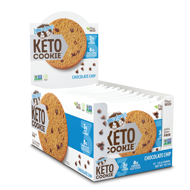 Lenny & Larry's Keto Cookie Chocolate Chip Keto Cookie-1.6 oz.-12/Box-6/Case