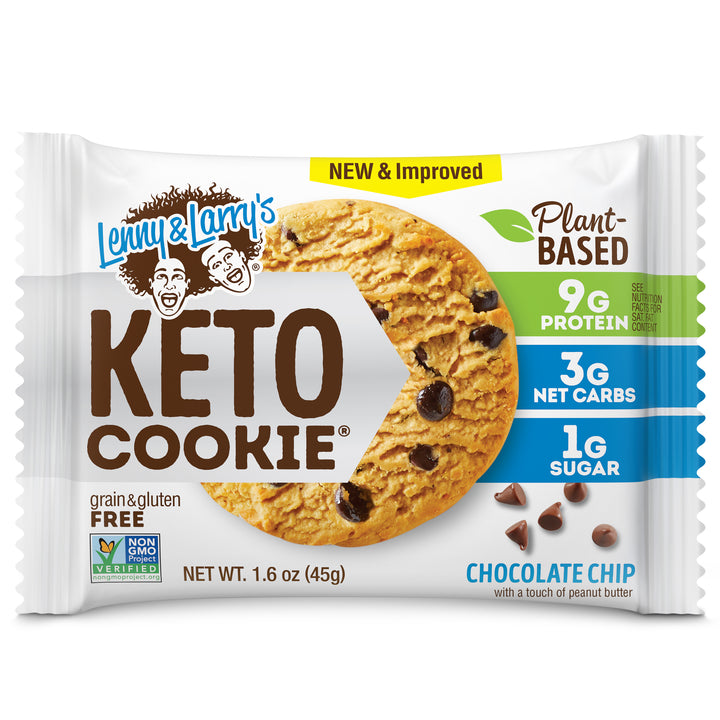 Lenny & Larry's Keto Cookie Chocolate Chip Keto Cookie-1.6 oz.-12/Box-6/Case