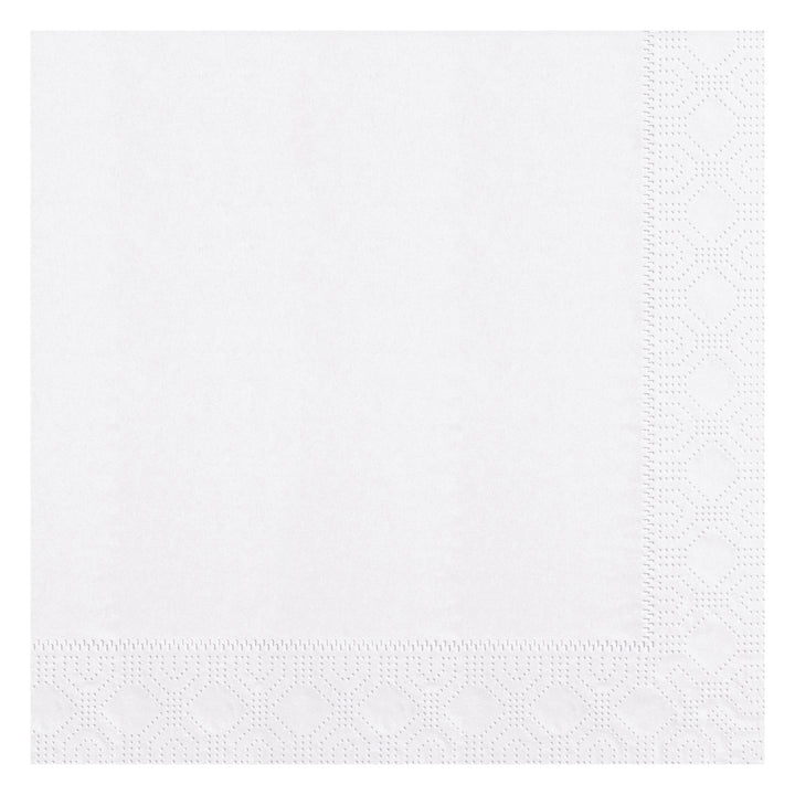 Hoffmaster 17 Inch X 17 Inch 2 Ply 1/4 Fold Regal Embossed White Paper Dinner Napkin-100 Each-12/Case