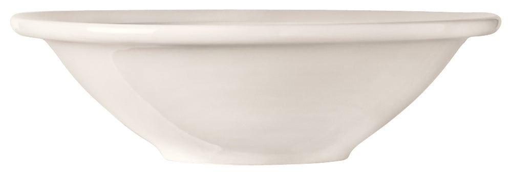 World Tableware Porcelana Rolled Edge 10 Oz Grapefruit Bowl 6 3/8"- Bright White-36 Each-1/Case