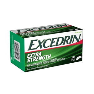 Excedrin Extra Strength-100 Each-3/Box-8/Case