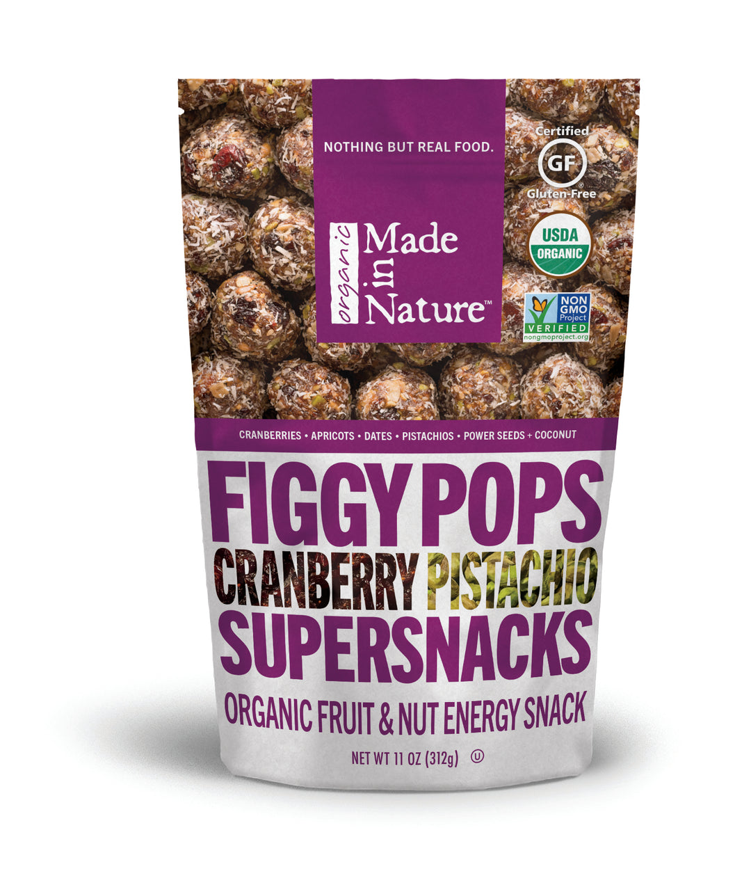 Made In Nature Organic Figgy Pop Cranberry Pistachio-11 oz.-6/Case