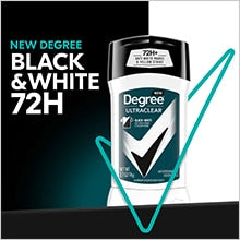 Degree Men Motion Sense Ultra Clear Black + White 48 Hour Anti-Perspirant-2.7 oz.-6/Box-2/Case