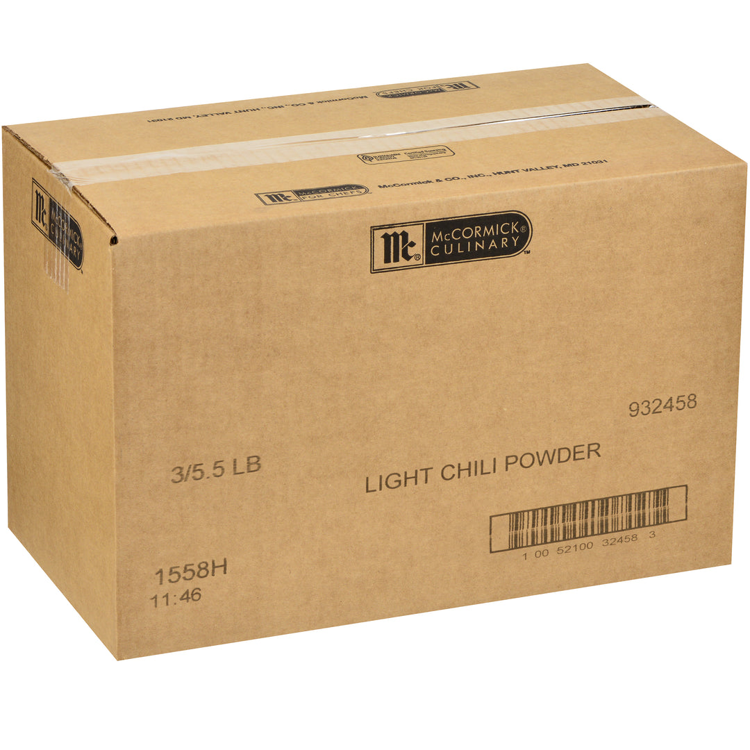 Mccormick Light Chili Powder-5.5 lb.-3/Case