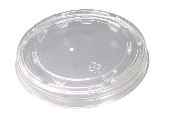 D & W Fine Pack Ops 12 oz. All Purpose Plastic Vented Container Lid-50 Each-50/Box-20/Case