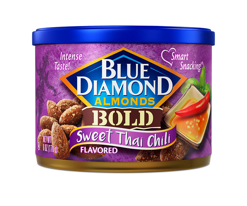 Blue Diamond Almonds Almond Sweet Thai Chili-6 oz.-12/Case