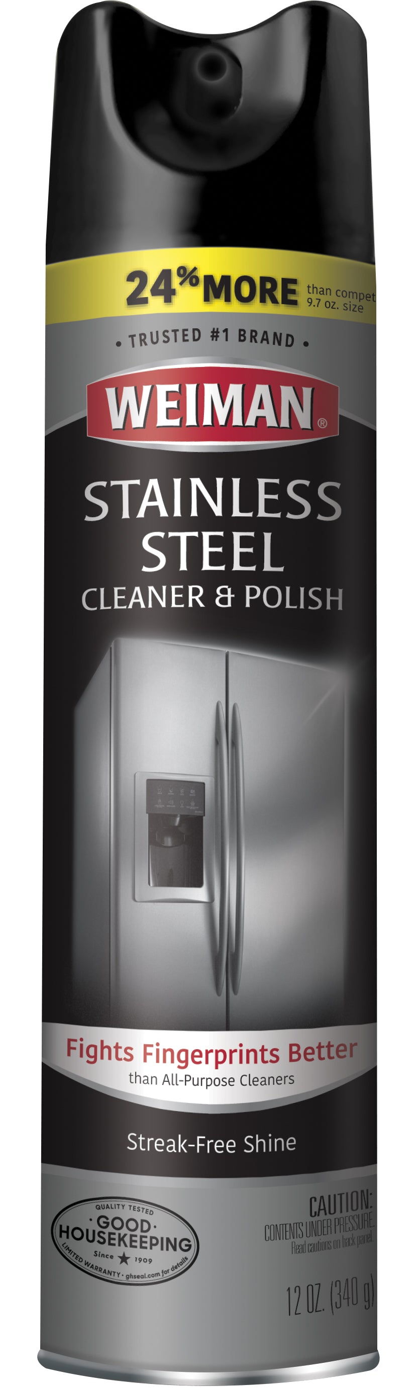 Weiman Stainless Steel Clean & Polish-12 oz.-6/Case