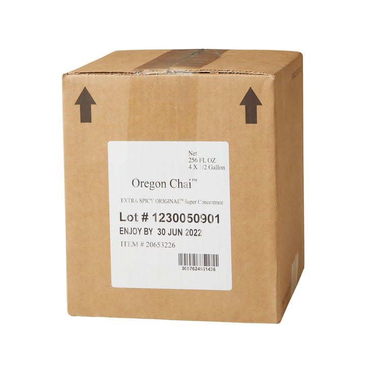 Oregon Chai Extra Spicy Super Concentrate-0.5 Gallon-4/Case