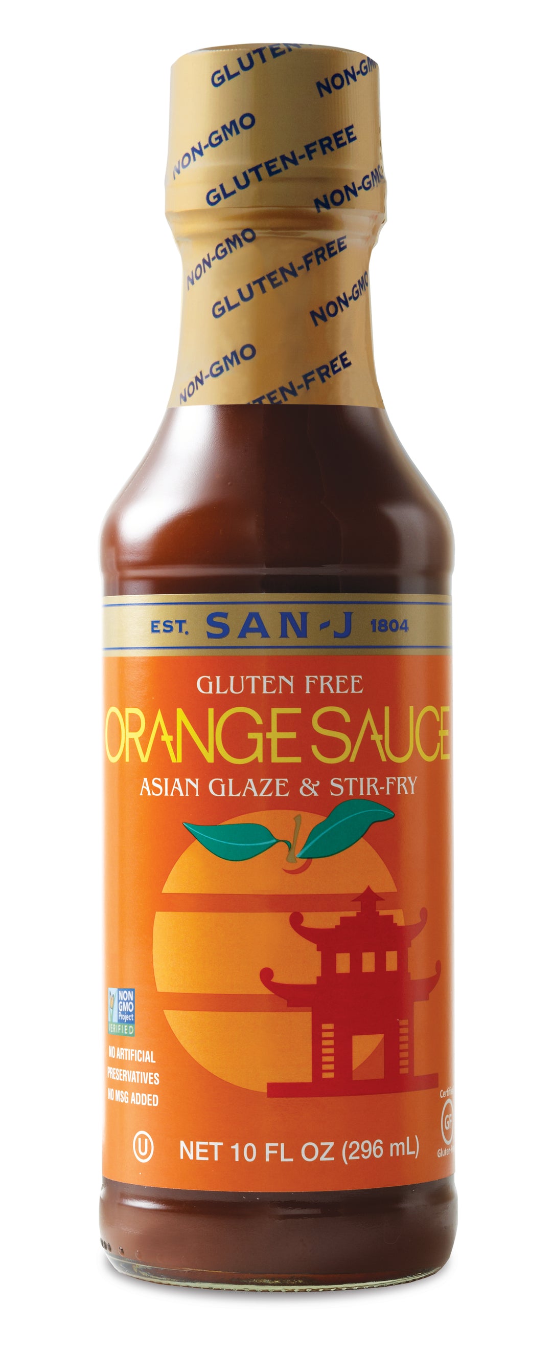 San-J International Orange Sauce Gluten-Free-10 oz.-6/Case