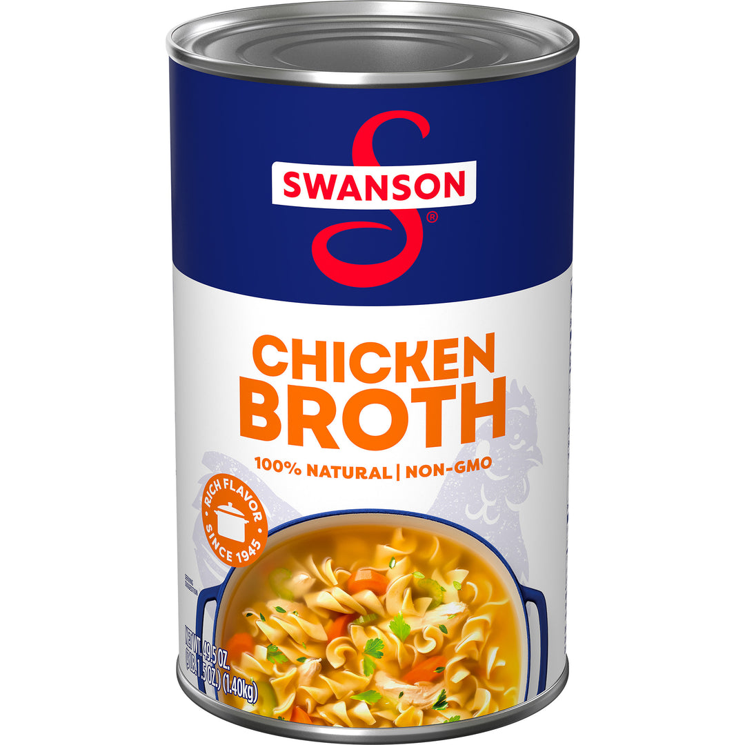 Swanson Clear Chicken Broth-49.5 oz.-12/Case
