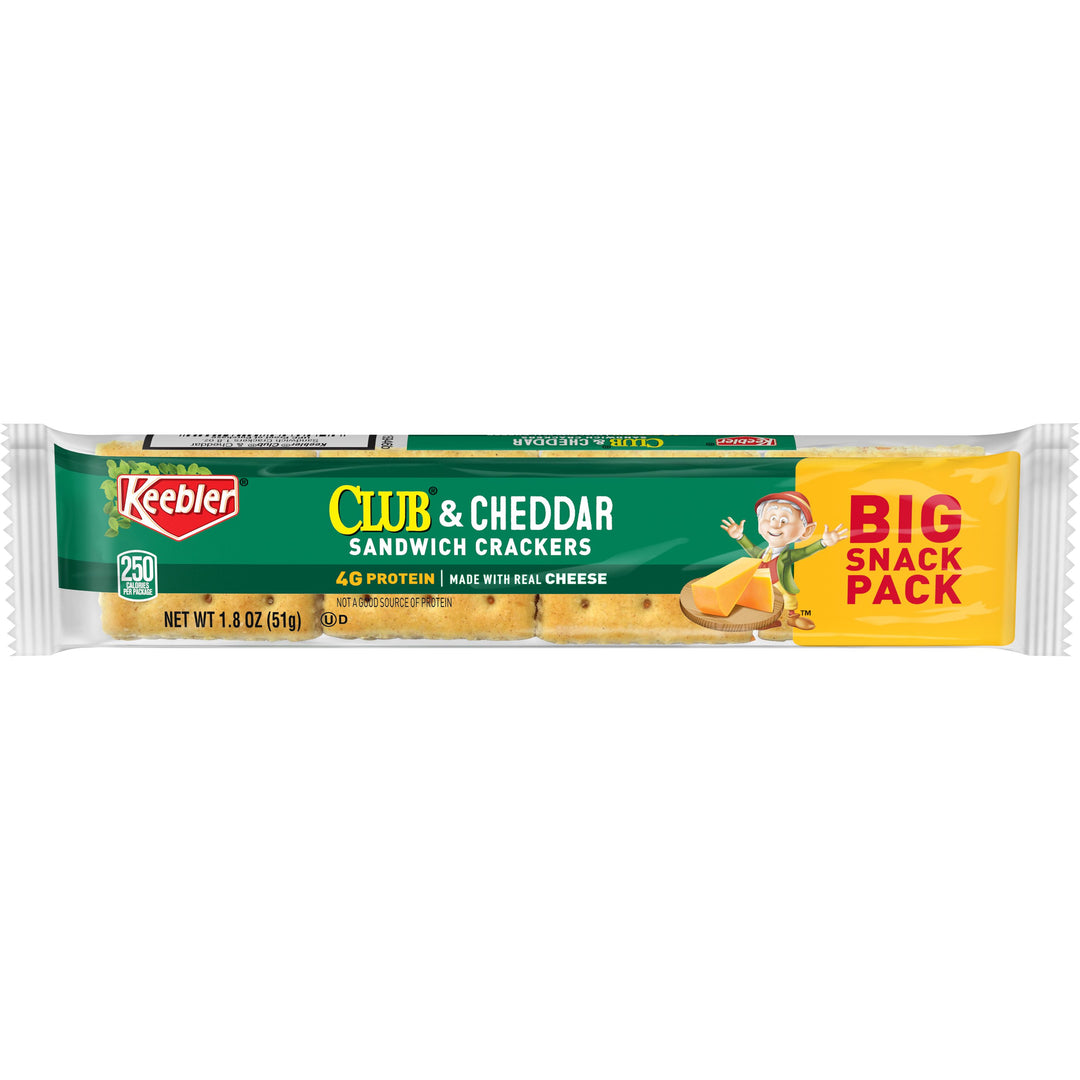 Keebler Club Kings Blend Cheddar Cracker-1.8 oz.-12/Box-12/Case