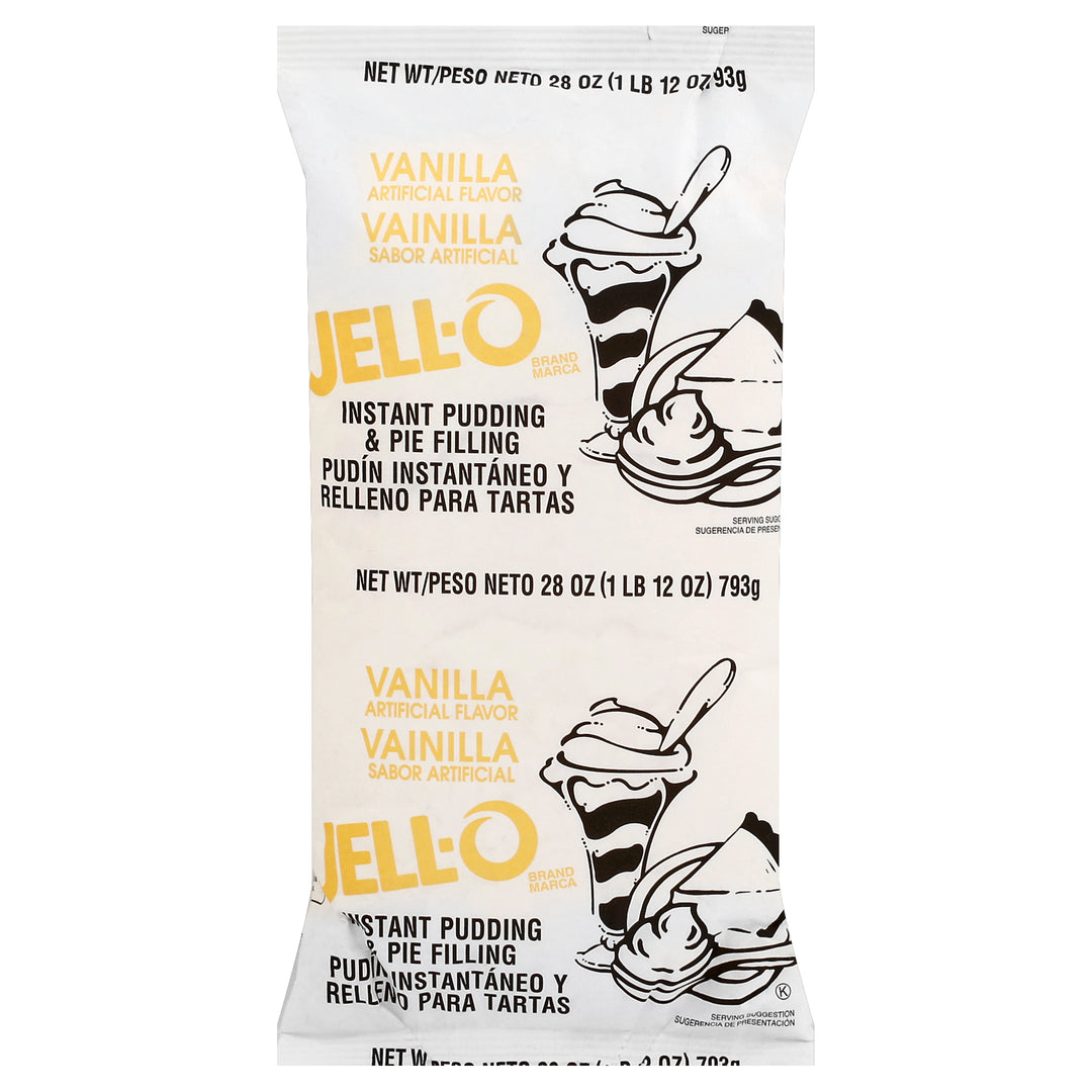 Jell-O Vanilla Flavored Instant Pudding Mix-1.75 lb.-12/Case