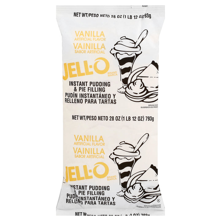 Jell-O Vanilla Flavored Instant Pudding Mix-1.75 lb.-12/Case