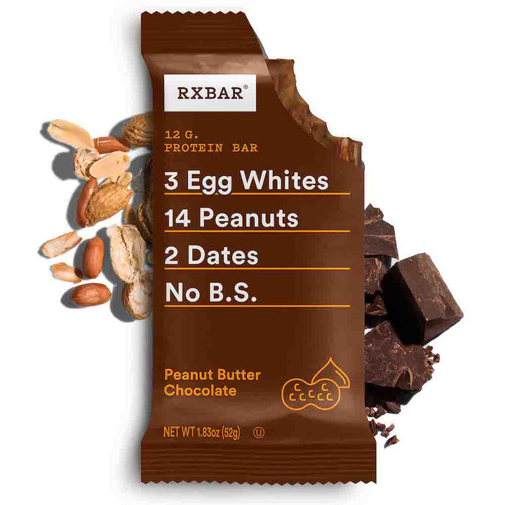 Rxbar Peanut Butter Chocolate Protein Bar-1.83 oz.-4/Box-6/Case