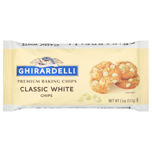 Ghirardelli Classic White Chips-11 oz.-12/Case