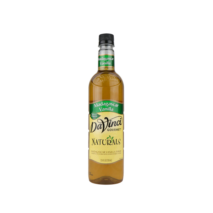 Davinci Gourmet Natural Madagascar Vanilla Syrup-750 Milileter-4/Case