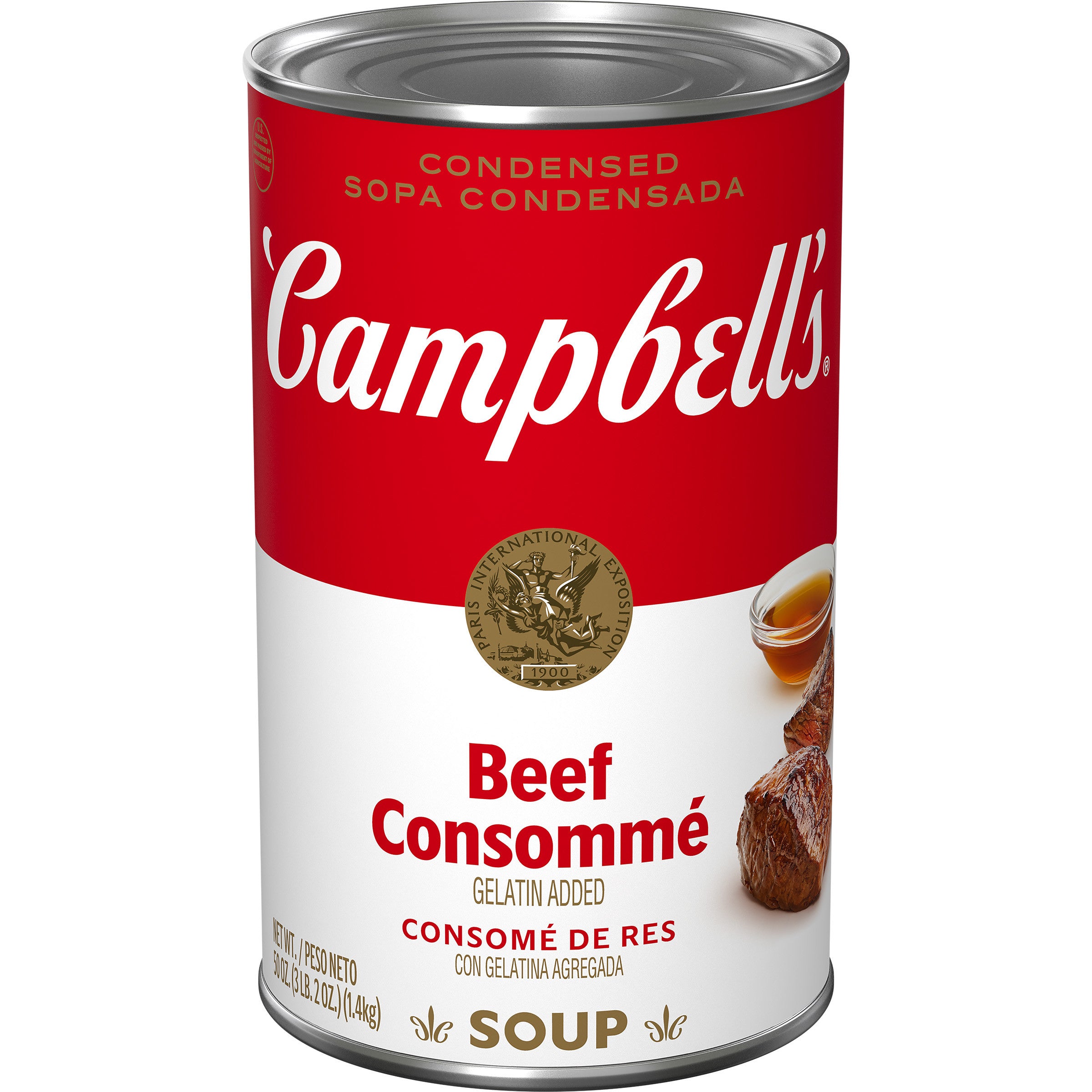 Campbell's Soup Beef Consomme-50 oz.-12/Case MPN