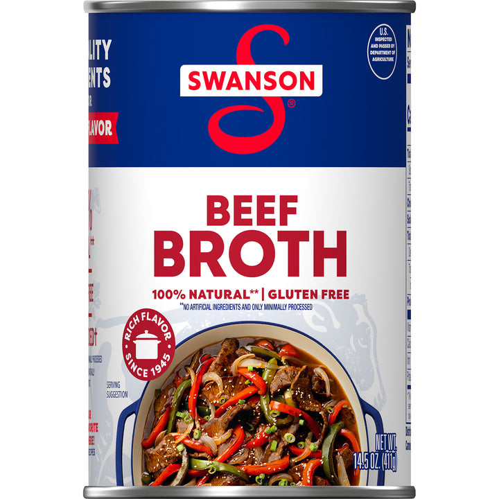 Swanson Beef Broth Soup-14.5 oz.-24/Case