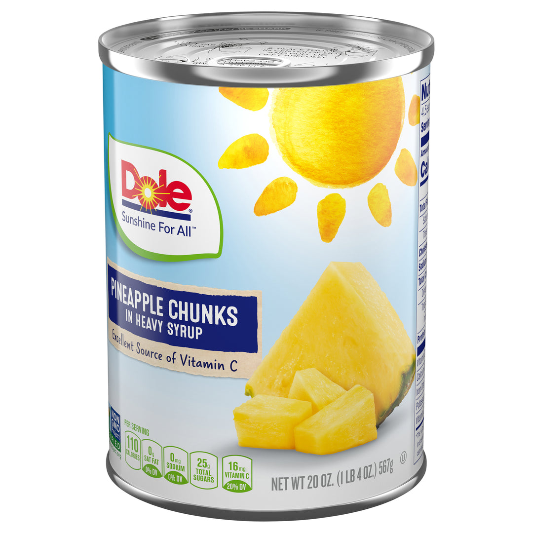 Dole Pineapple Chunks In Syrup-20 oz.-12/Case