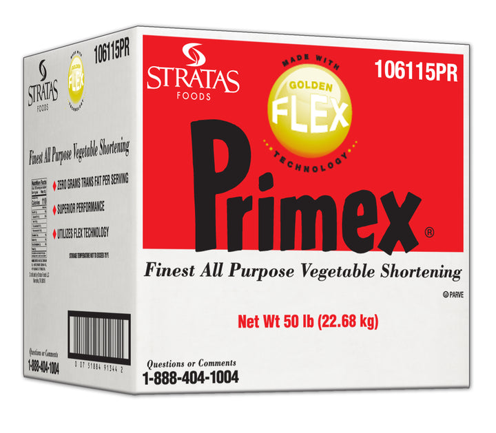 Primex Golden Flex All Purpose Shortening-50 lb.-1/Case