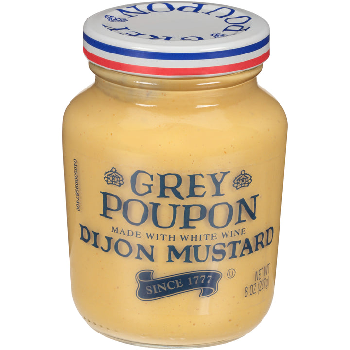 Grey Poupon Classic Dijon Mustard Jar-8 oz.-12/Case