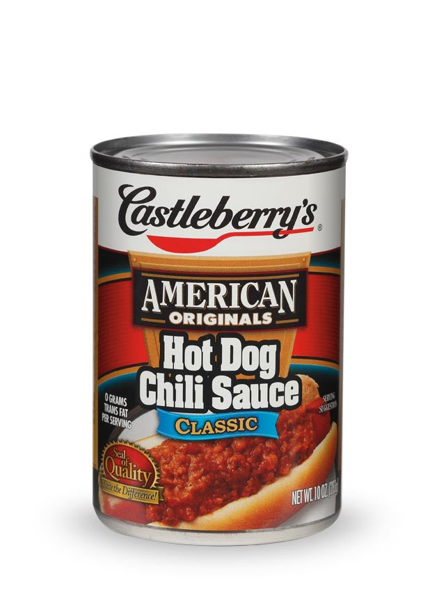 Castleberry's American Original Hot Dog Chili Sauce Classic-10 oz.-24/Case