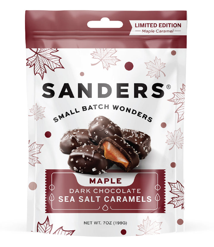 Sanders Dark Chocolate Maple Sea Salt Caramel-7 oz.-6/Case
