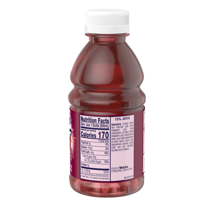 Welch's Cranberry Juice Cocktail-10 fl oz.-24/Case