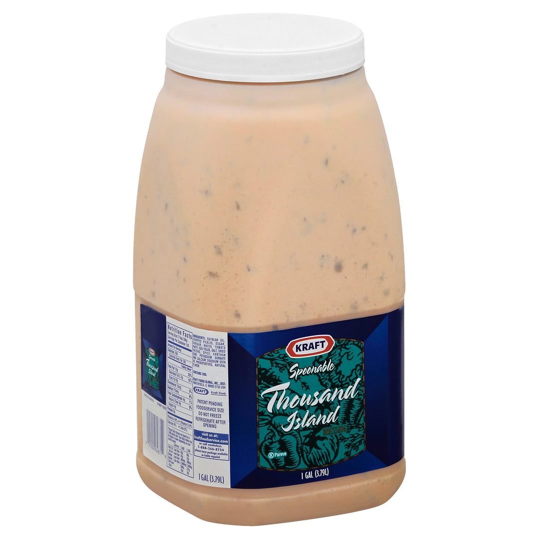 kraft thousand island dressing Family Size - 24 Fl. Oz and tangy condiment Kraft Thousand Island Spoonable Dressing