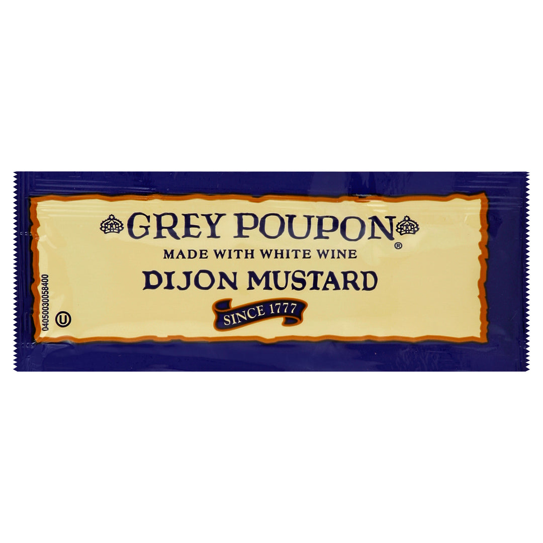 Grey Poupon Dijon Sauce Mustard Single Serve-3.125 lb.-1/Case