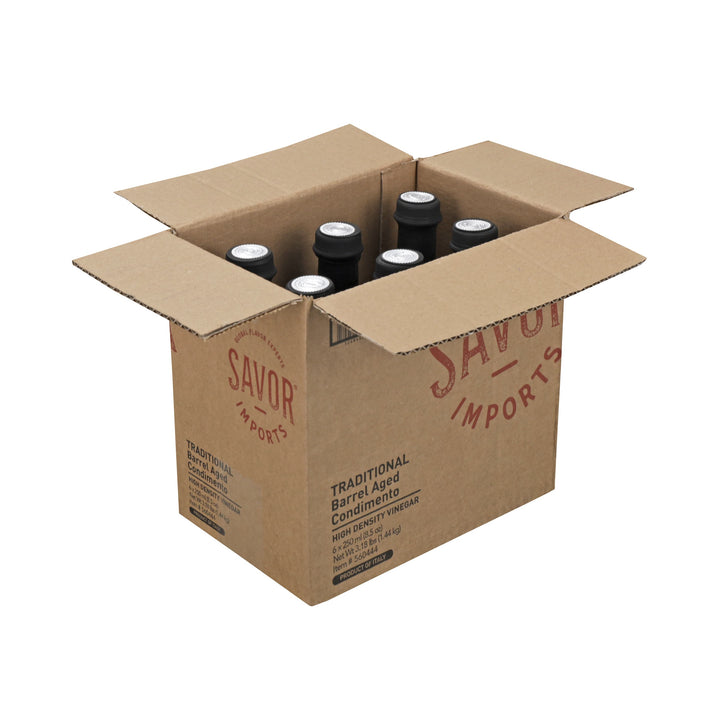 Savor Imports Traditional Barrel Aged Balsamic Vinegar Condimento Bottle-250 Milliliter-6/Case