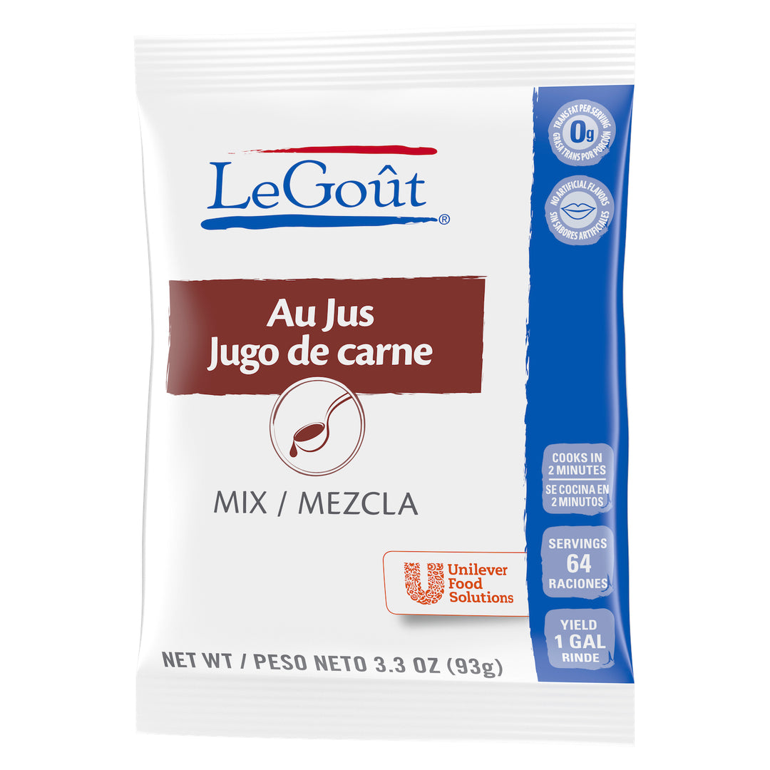 Legout Instant Au Jus Sauce Mix-3.3 oz.-16/Case
