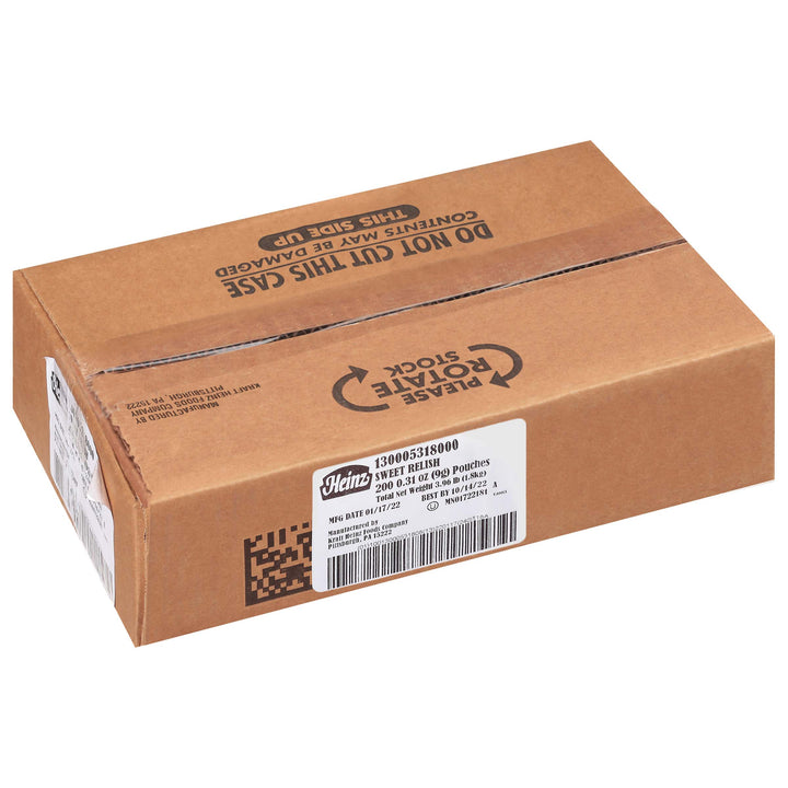 Heinz Sweet Relish Single Serve Packet-3.96 lb.-1/Case