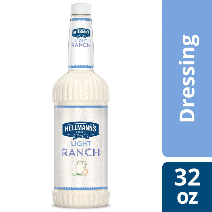 Hellmann's Classics Light Ranch Salad Bar Dressing Bottle-32 oz.-6/Case
