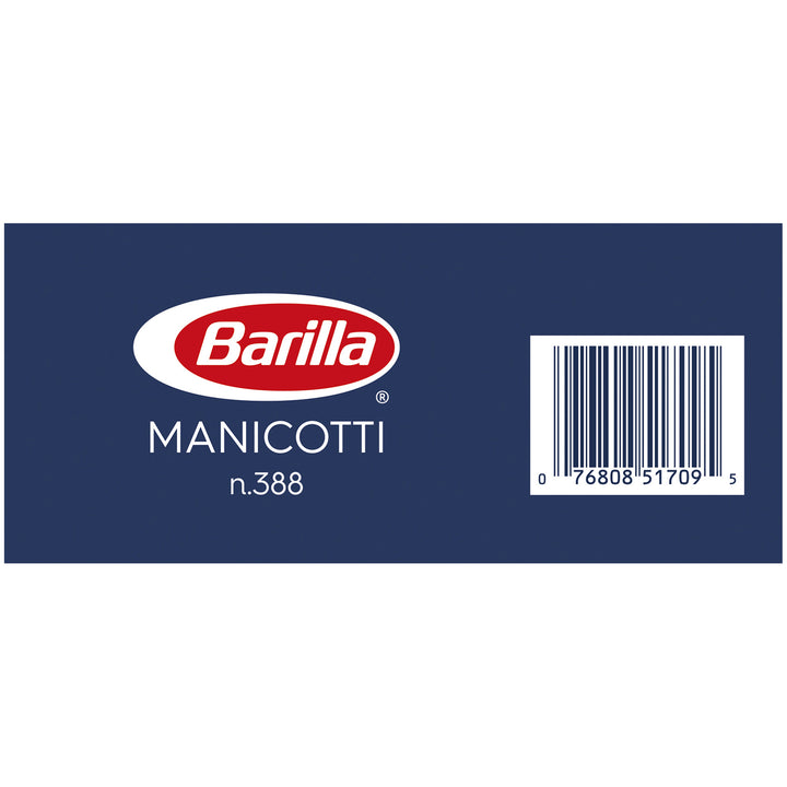 Barilla Medium Manicotti Pasta-8 oz.-12/Case