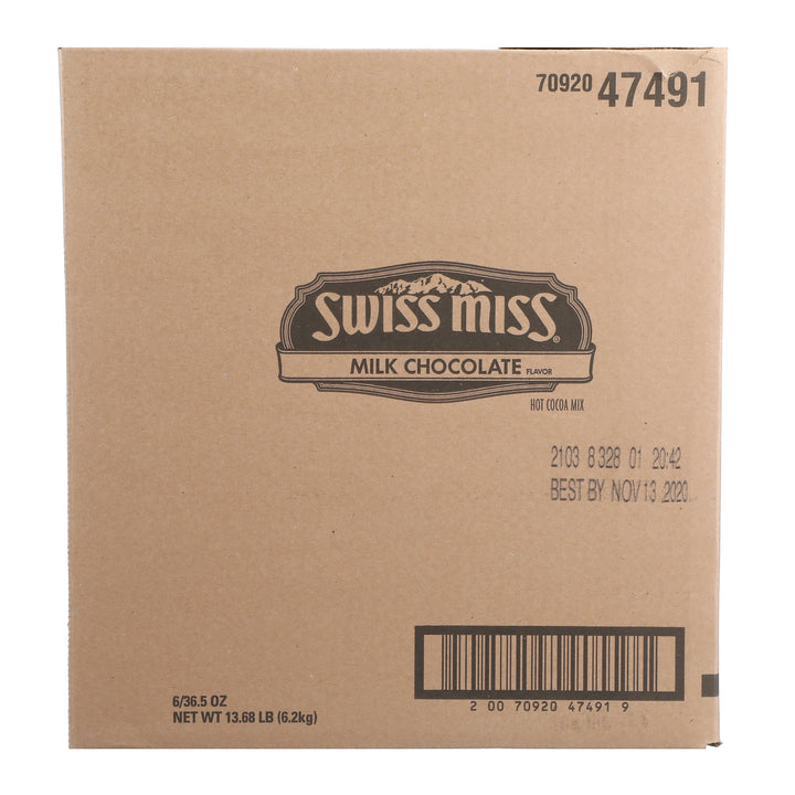 Swiss Miss Regular Hot Chocolate Envelopes-36.5 oz.-6/Case