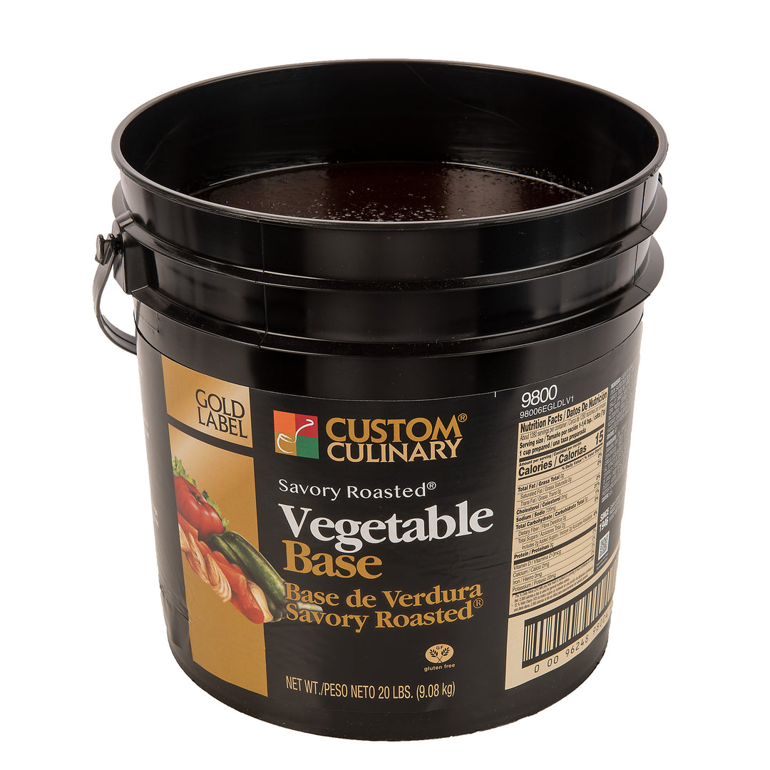 Gold Label Savory Roasted Vegetables Base-20 lb.-1/Case