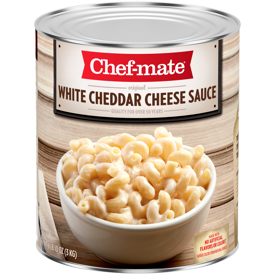 Chef-Mate White Cheddar Cheese Cooking Sauce-106 oz.-6/Case
