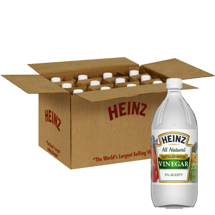 Heinz Distilled White Vinegar Bottle-32 fl oz.-12/Case