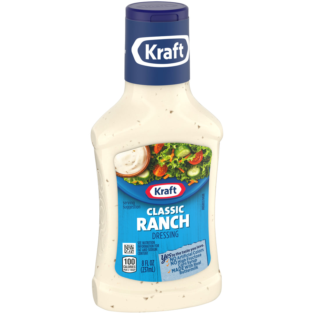 Kraft Classic Ranch Dressing Bottle-8 fl oz.-9/Case